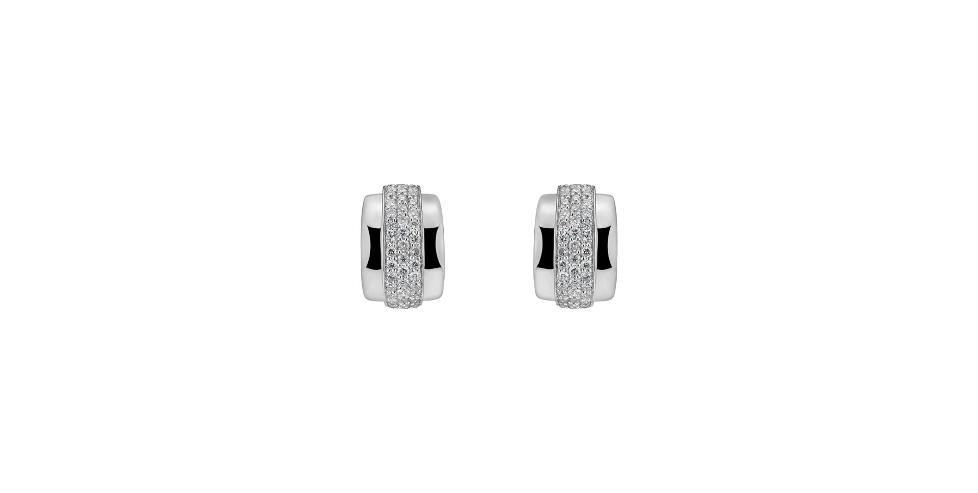 Diamond earrings Snowfire