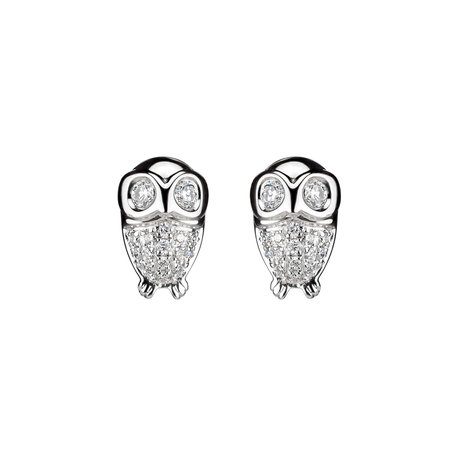 Diamond earrings Bright Owl