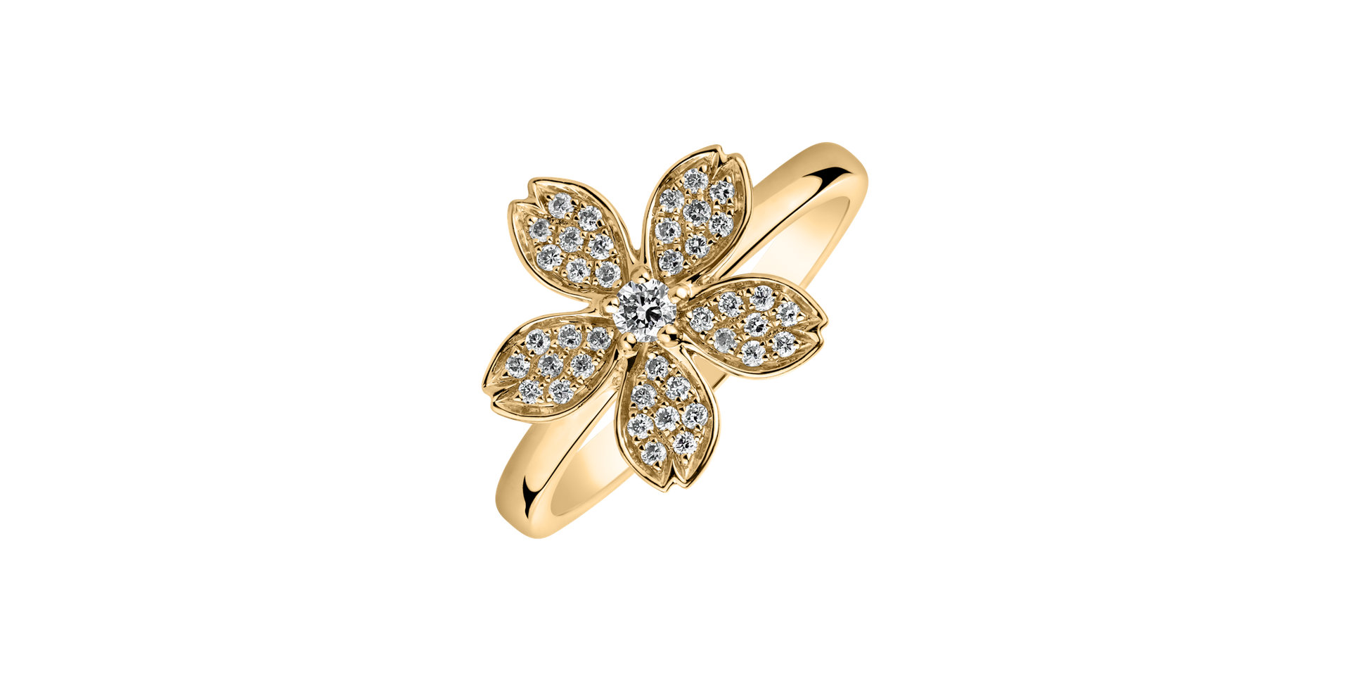 Diamond ring Dazzling Bloom