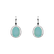 Diamond earrings with Chalcedony Rainbow Drop5