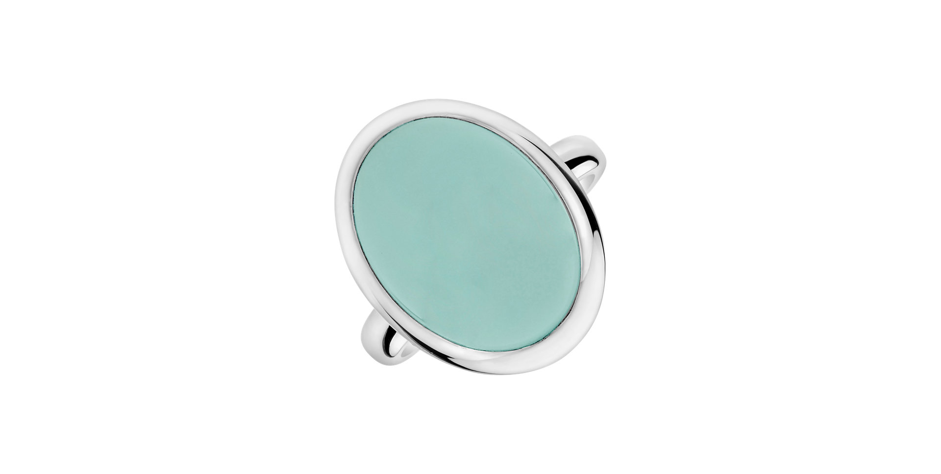 Ring with Chalcedony Gem Grace