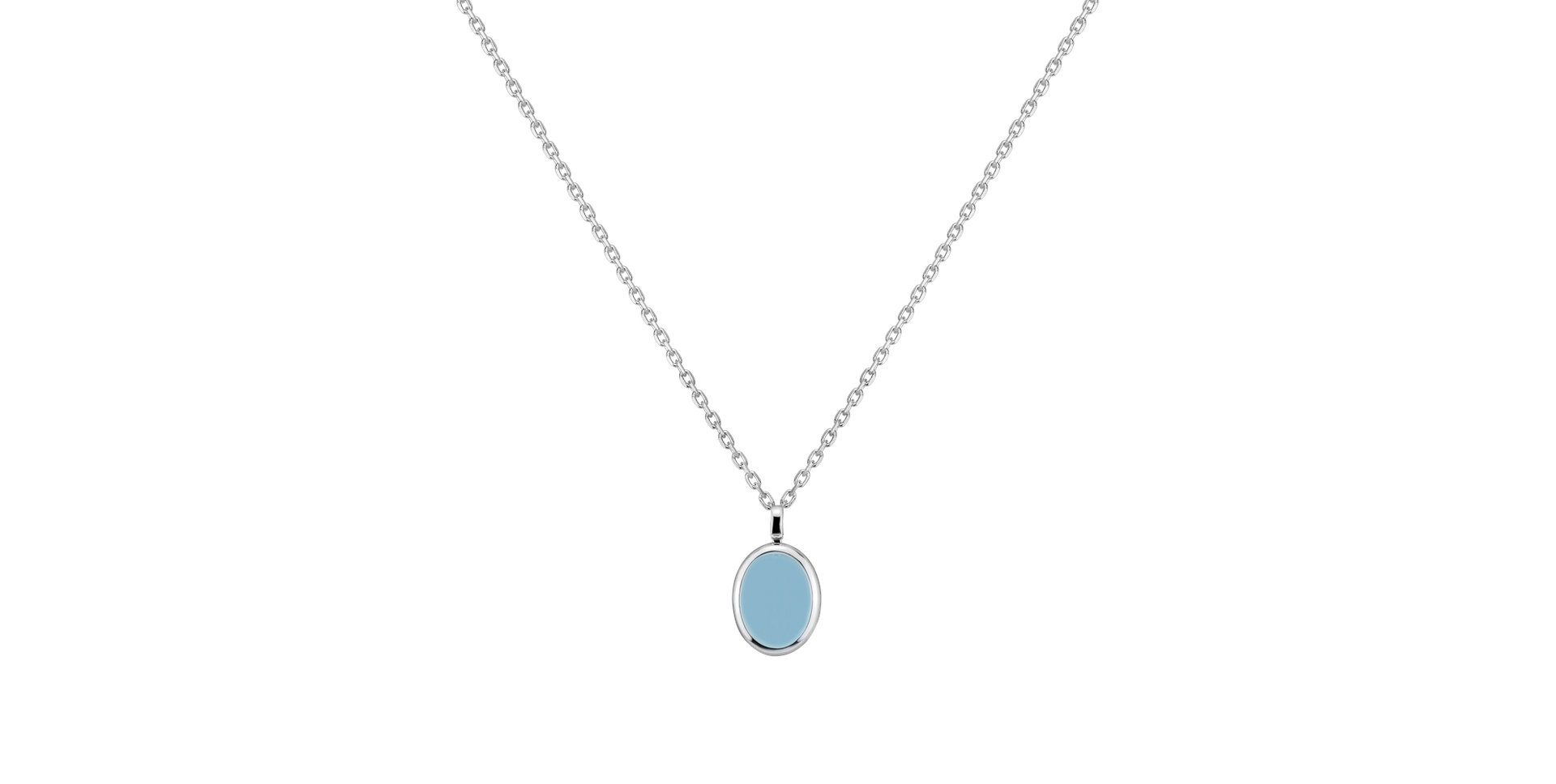 Pendant with Chalcedony Gem Grace