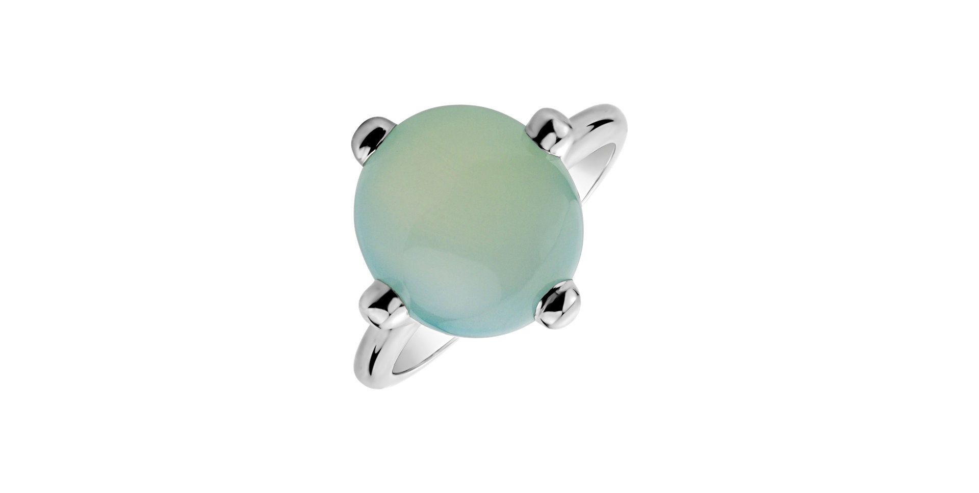 Ring with Chalcedony Space Empire