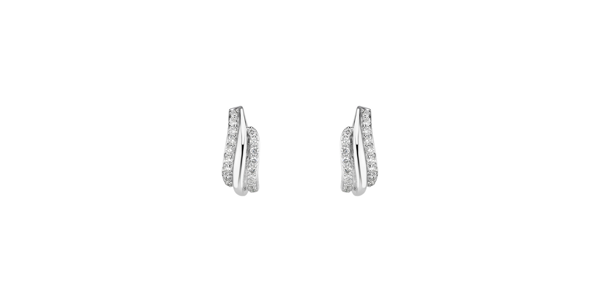 Diamond earrings Sparkling Sea