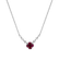 Diamond necklace with Ruby Josie3