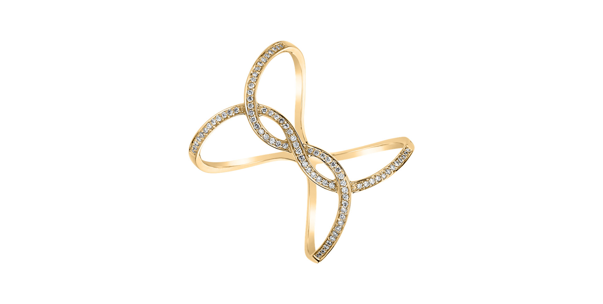 Diamond ring Double Infinity