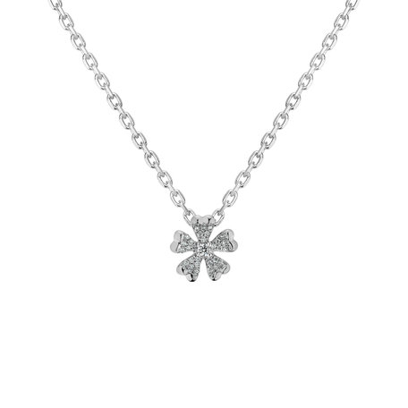 Diamond pendant Flower Spirit