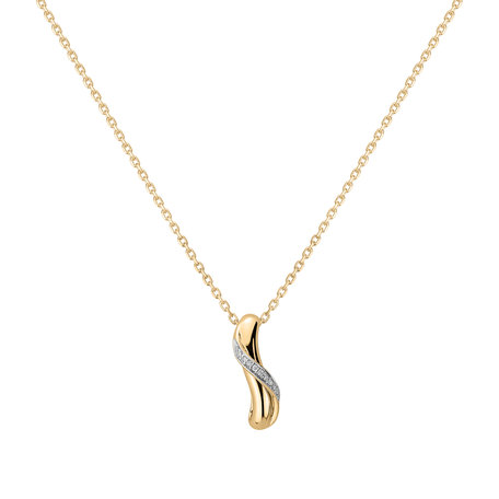 Diamond pendant Alluring Ray