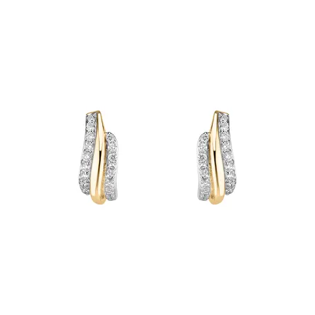 Diamond earrings Sparkling Sea