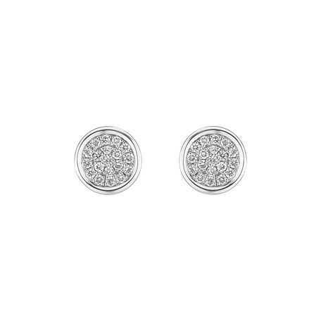 Diamond earrings Endless Circle