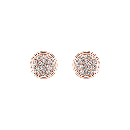 Diamond earrings Endless Circle