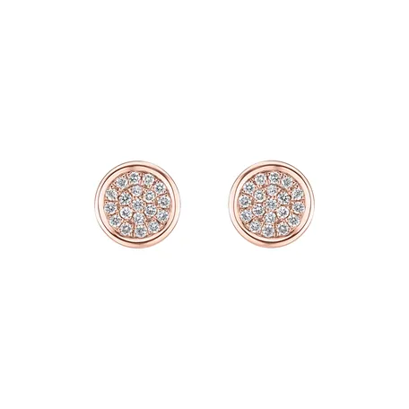 Diamond earrings Endless Circle