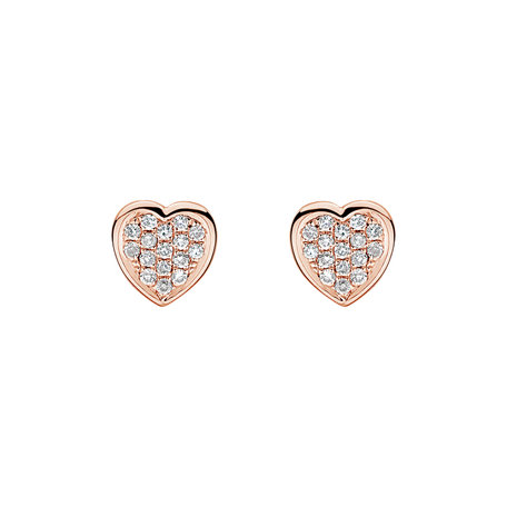 Diamond earrings Endless Love