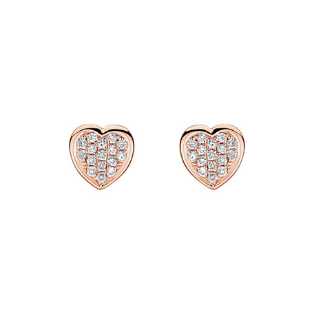 Diamond earrings Endless Love