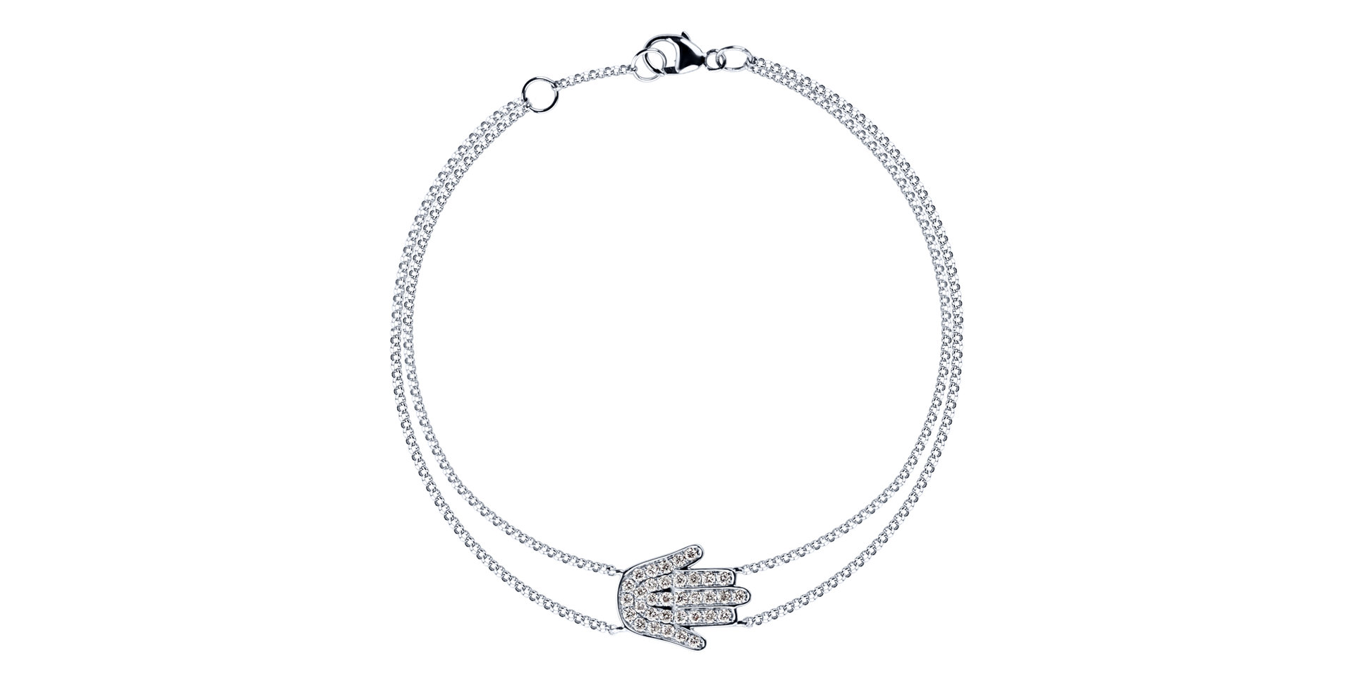 Diamond bracelet Hand of Fatima
