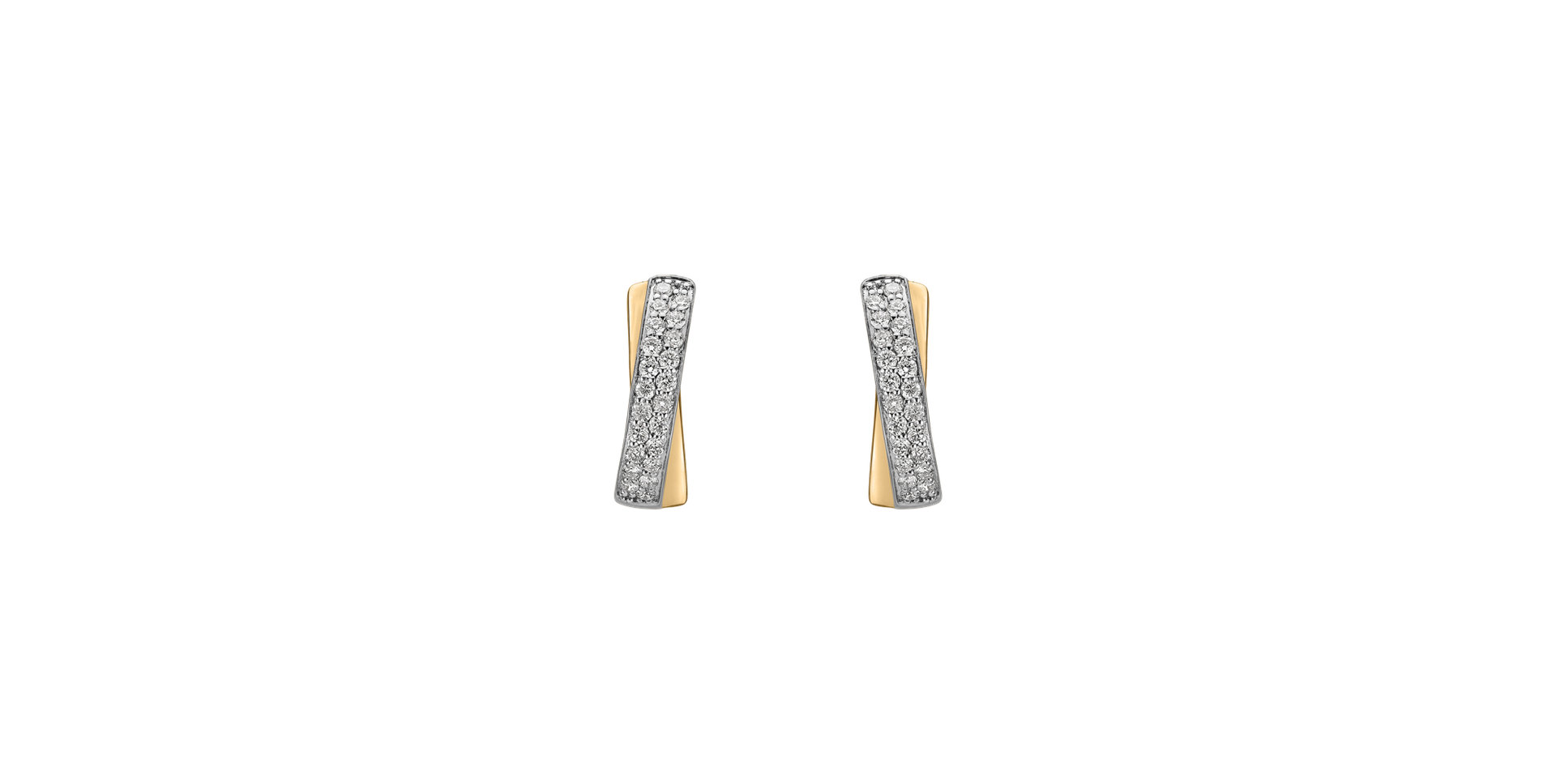 Diamond earrings Sparkling Mosaic