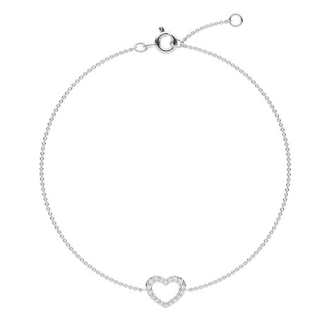 Diamond bracelet Heart
