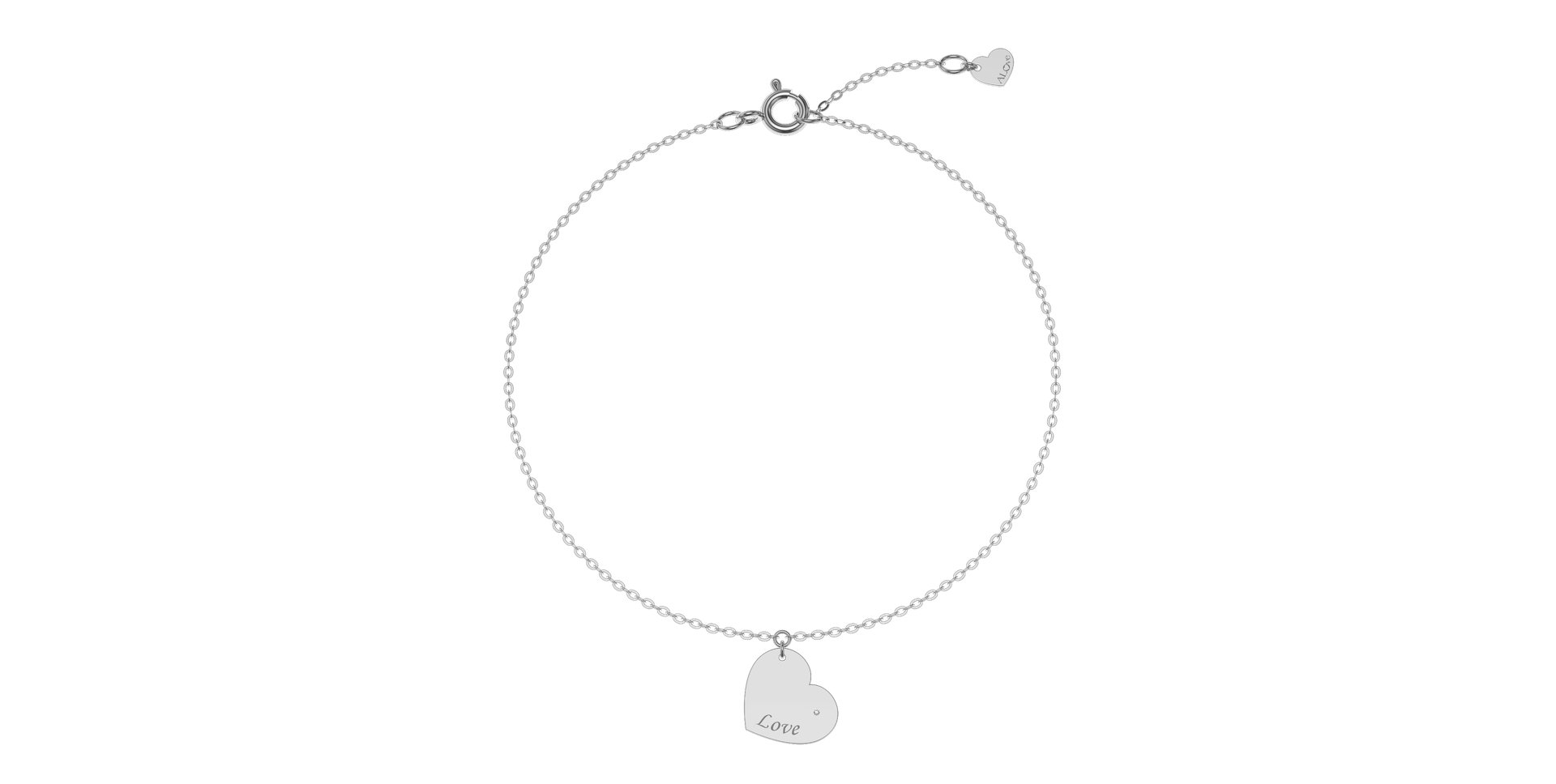 Diamond bracelet Amour Heart