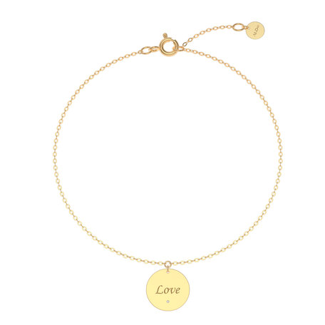 Diamond bracelet Love