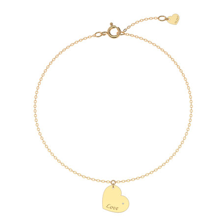 Diamond bracelet Amour Heart