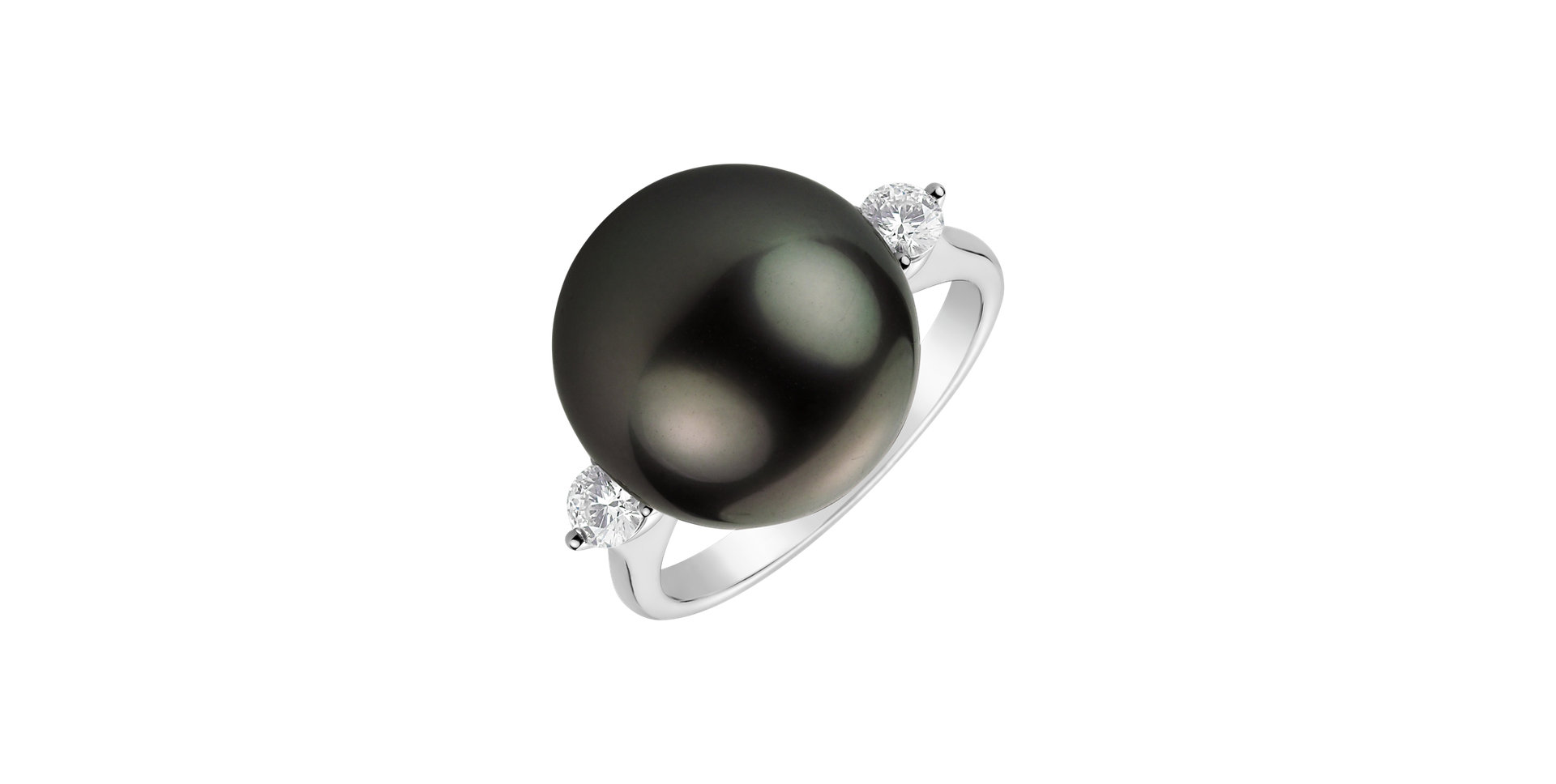 Diamond ring with Pearl Pearly Temptation