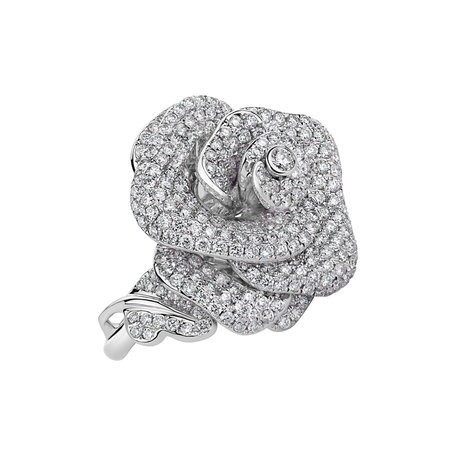 Diamond ring Infinity Rose