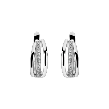 Diamond earrings Sparkling Memory