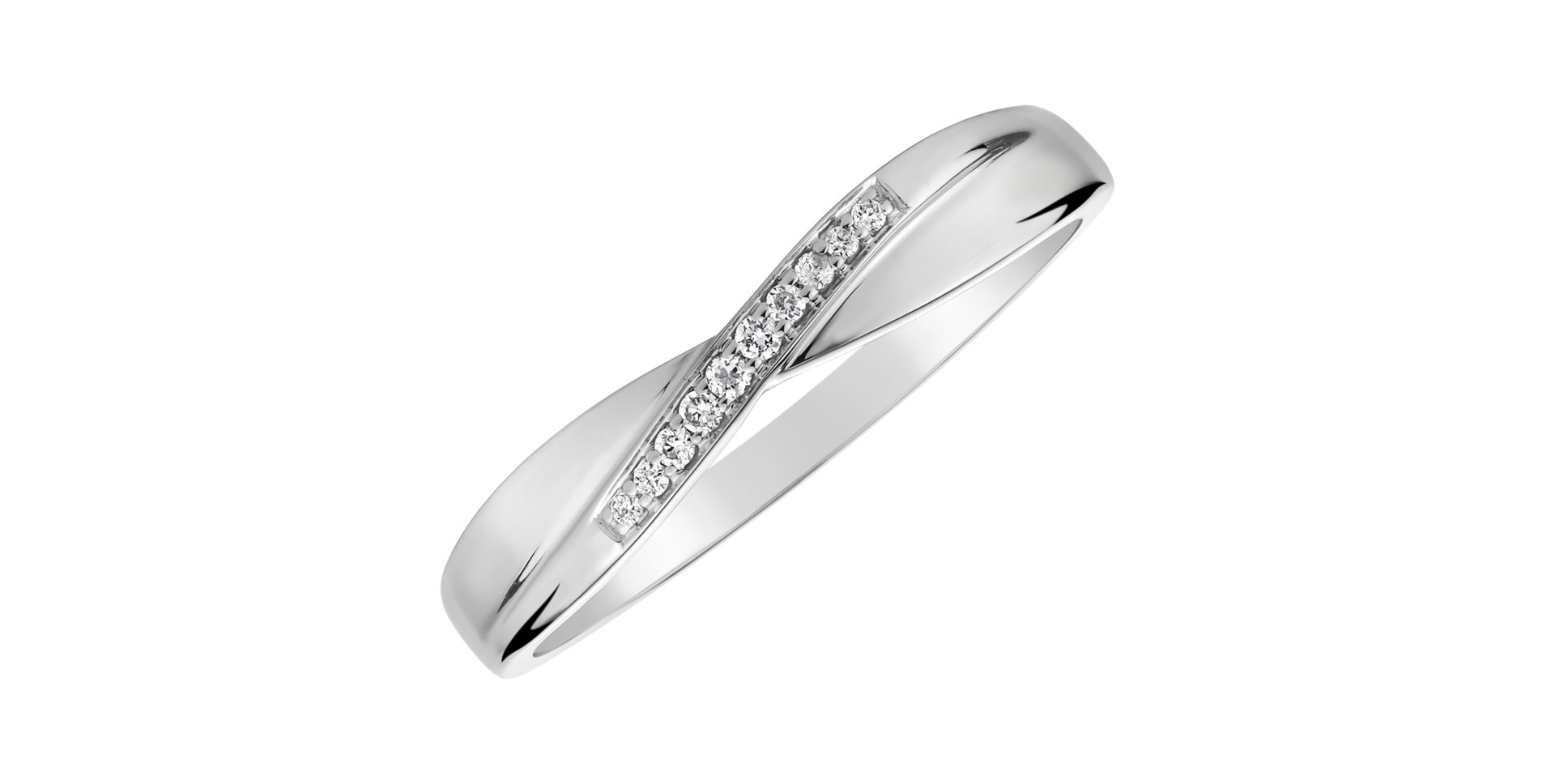 Diamond ring Lovely Crossing