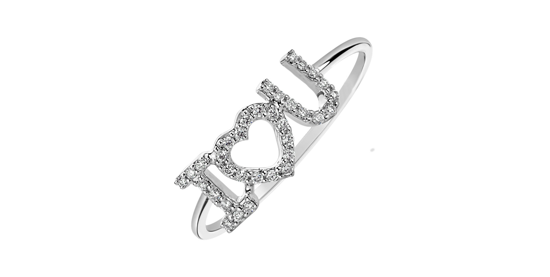 Diamond ring I love you