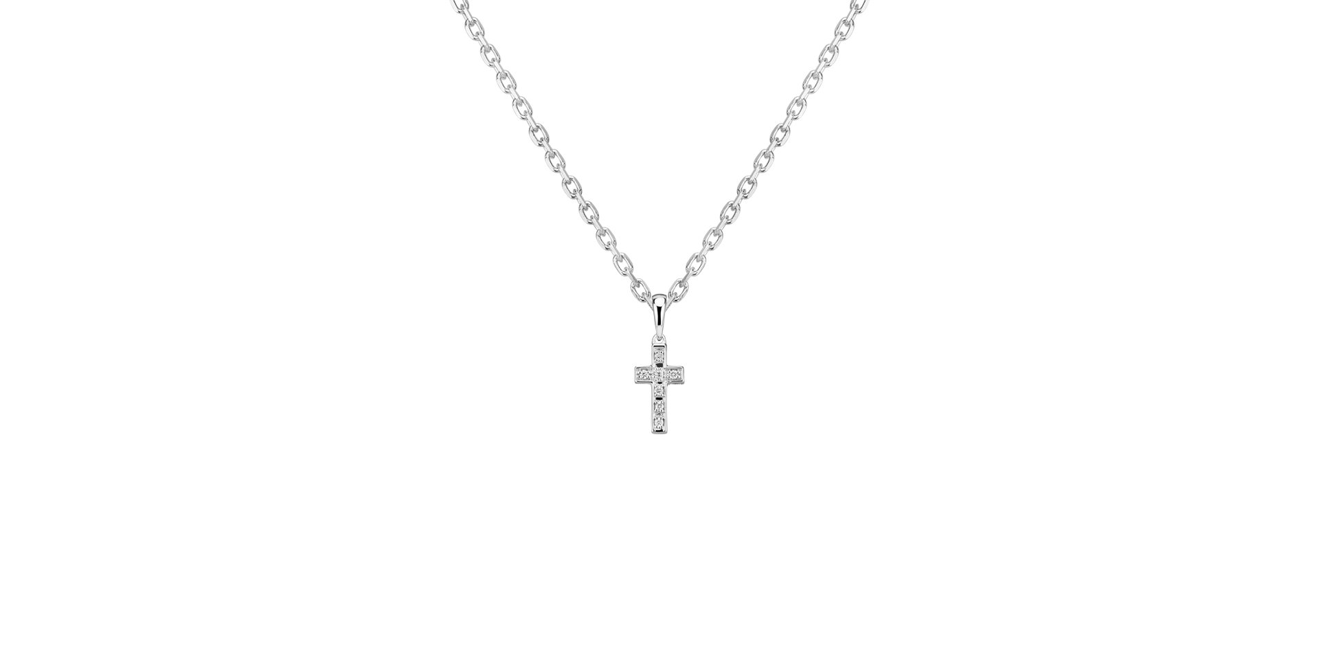 Diamond pendant Small Cross