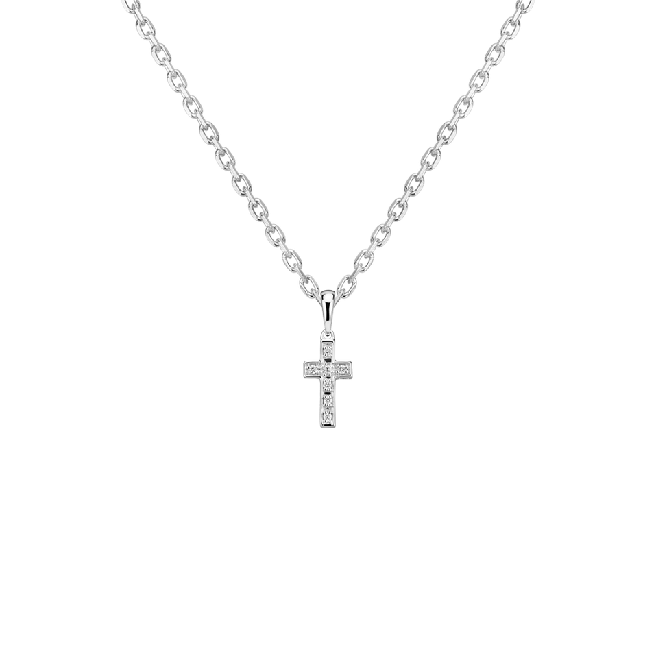 Diamond pendant Small Cross