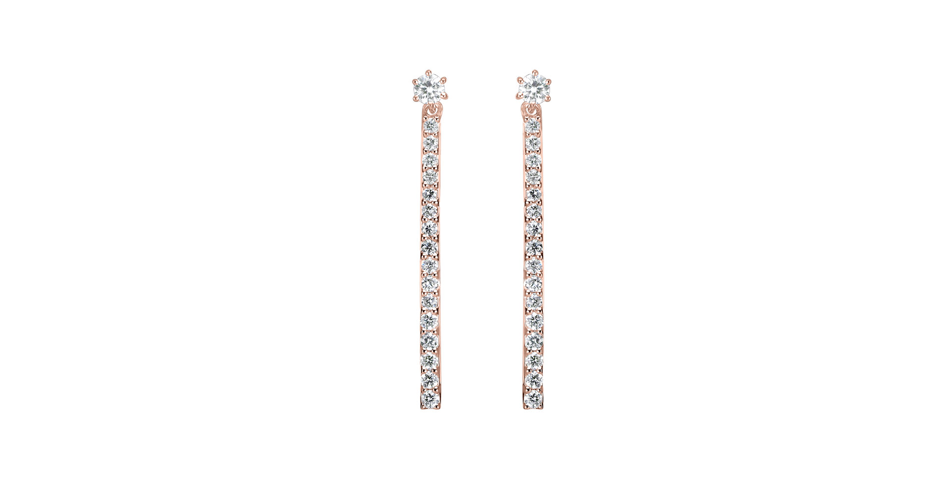 Diamond earrings Flying Star