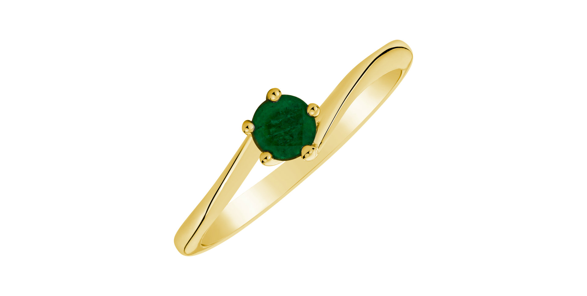Ring with Emerald Bonbon