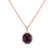 Diamond pendant with Amethyst Magic Mirror4