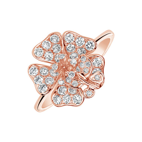 Diamond ring Brilliant Flower