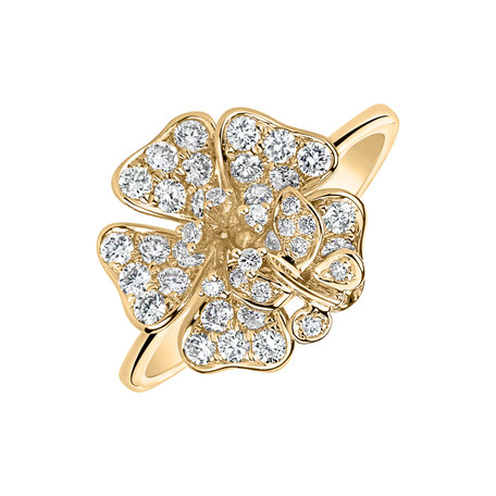 Diamond ring Brilliant Flower