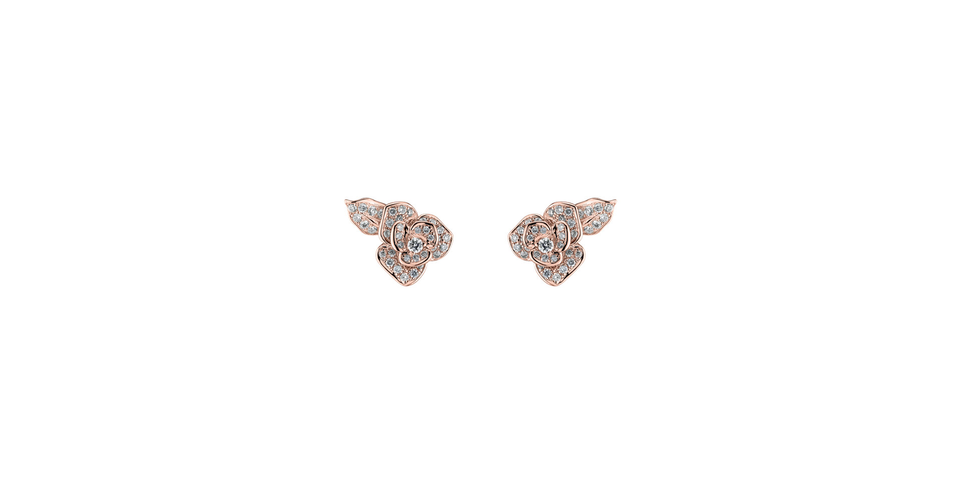 Diamond earrings Flower Impulse