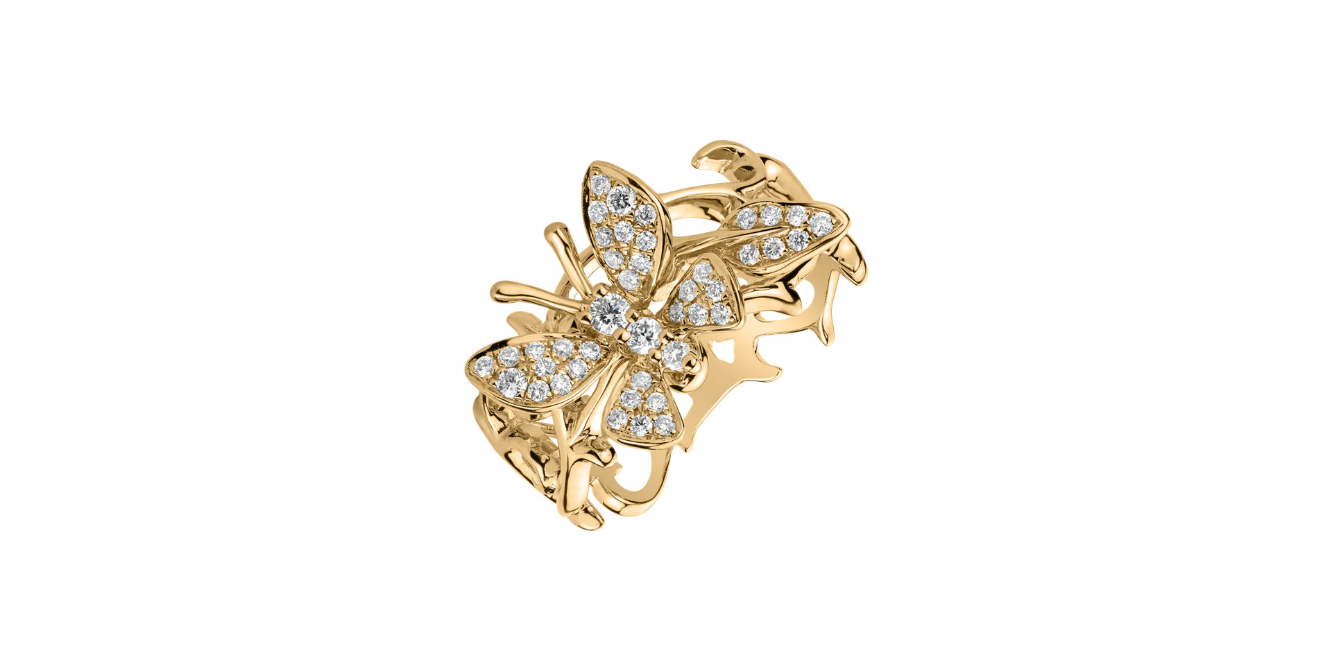 Diamond ring Lush Butterfly