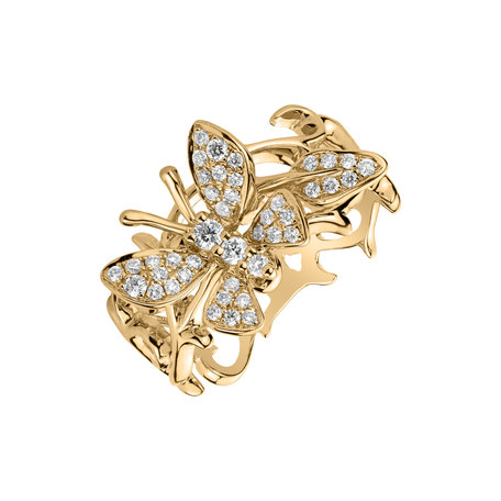 Diamond ring Lush Butterfly