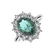 Diamond ring with Emerald Sky Goddess3
