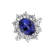 Diamond ring with Tanzanite Sky Goddess3
