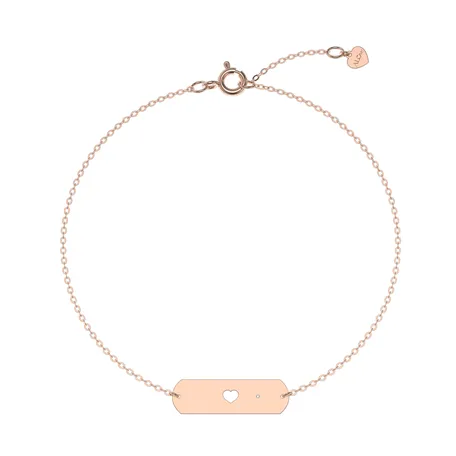 Diamond bracelet Charming Heart