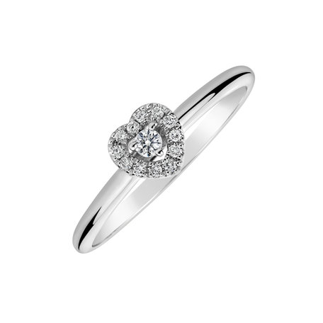 Diamond ring Tender Heart