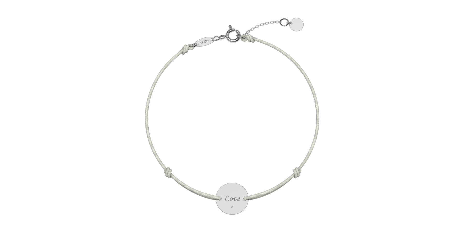 Diamond bracelet Simple Love