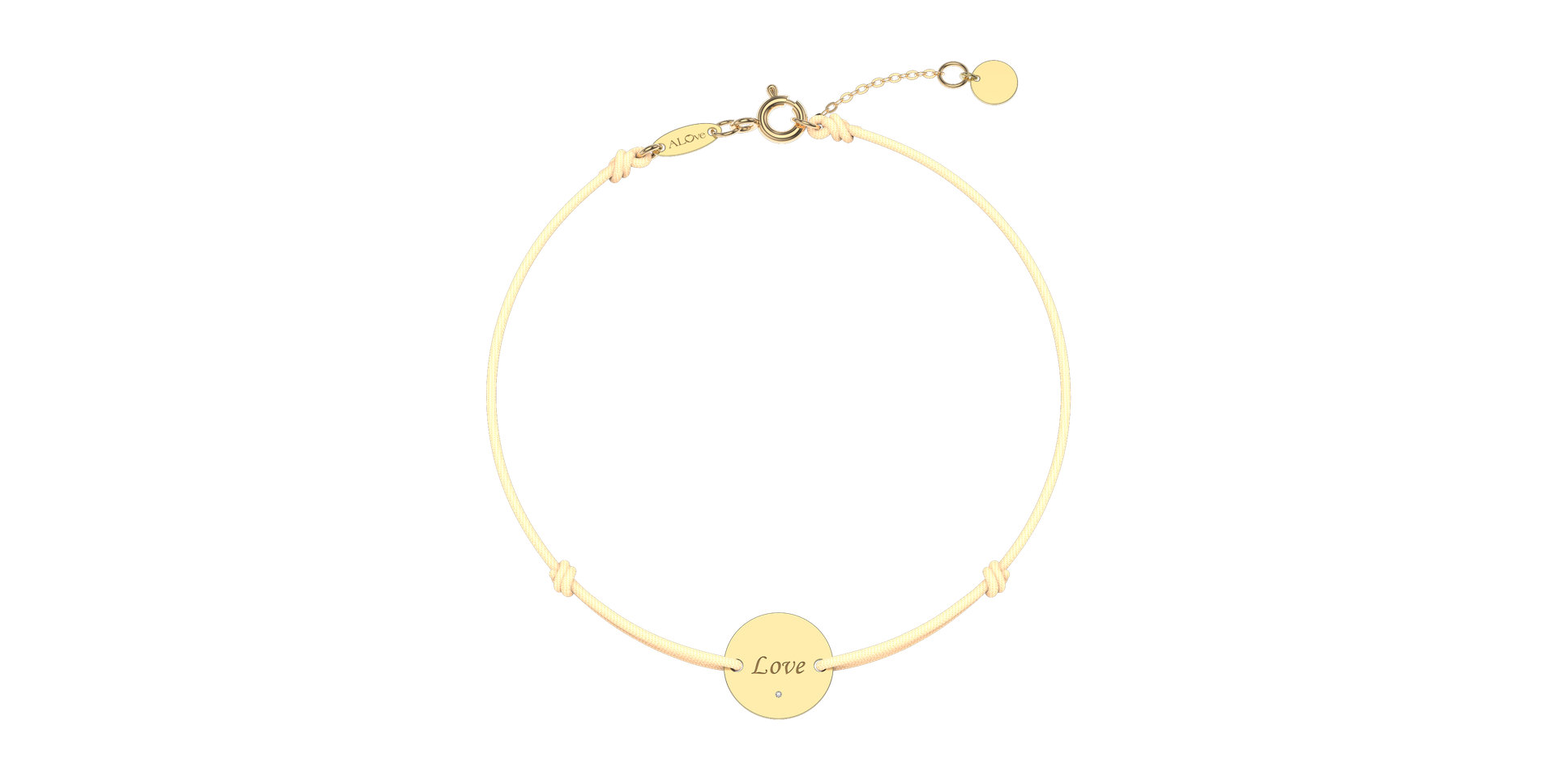 Diamond bracelet Simple Love