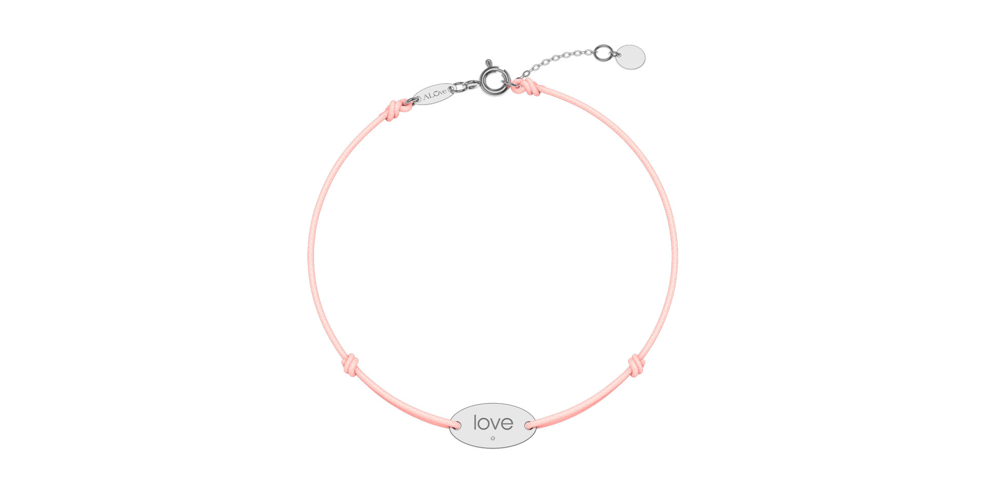 Diamond bracelet Love