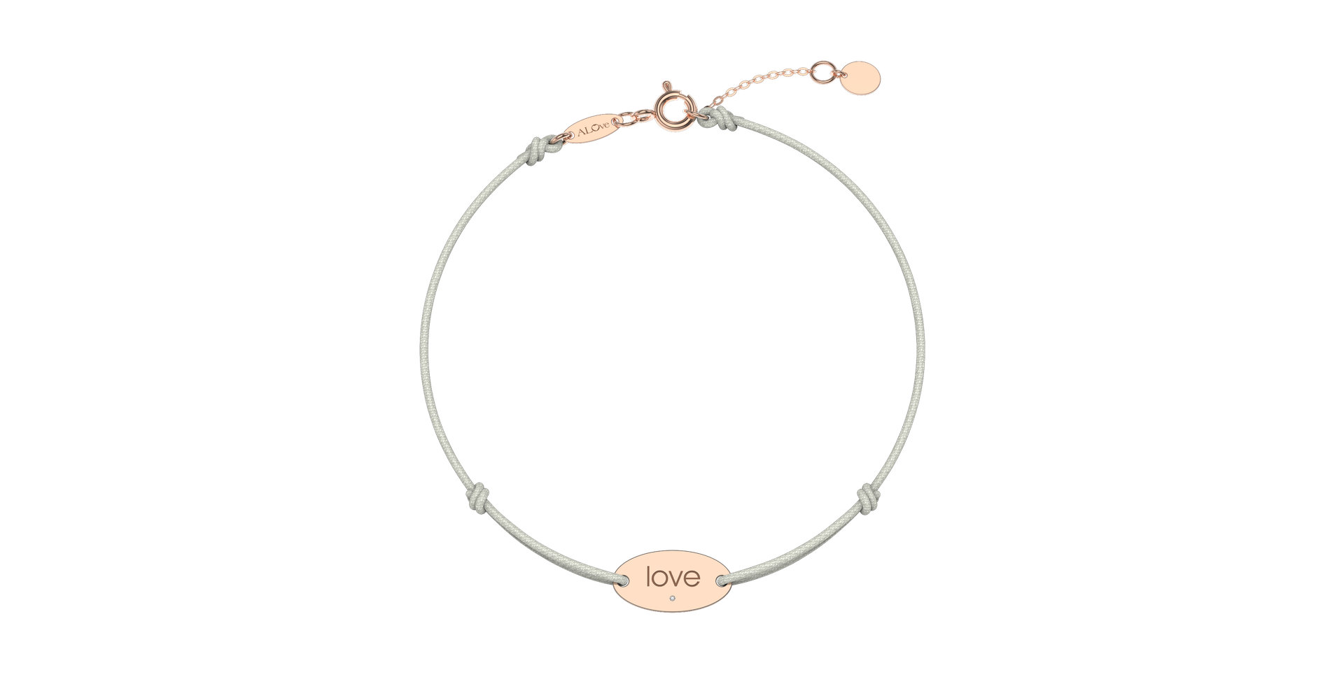 Diamond bracelet Love