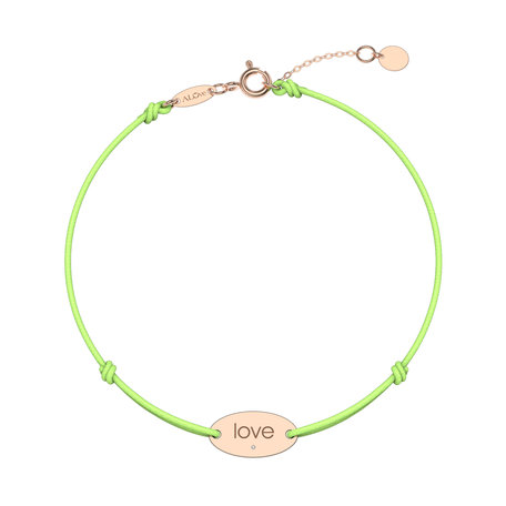 Diamond bracelet Love