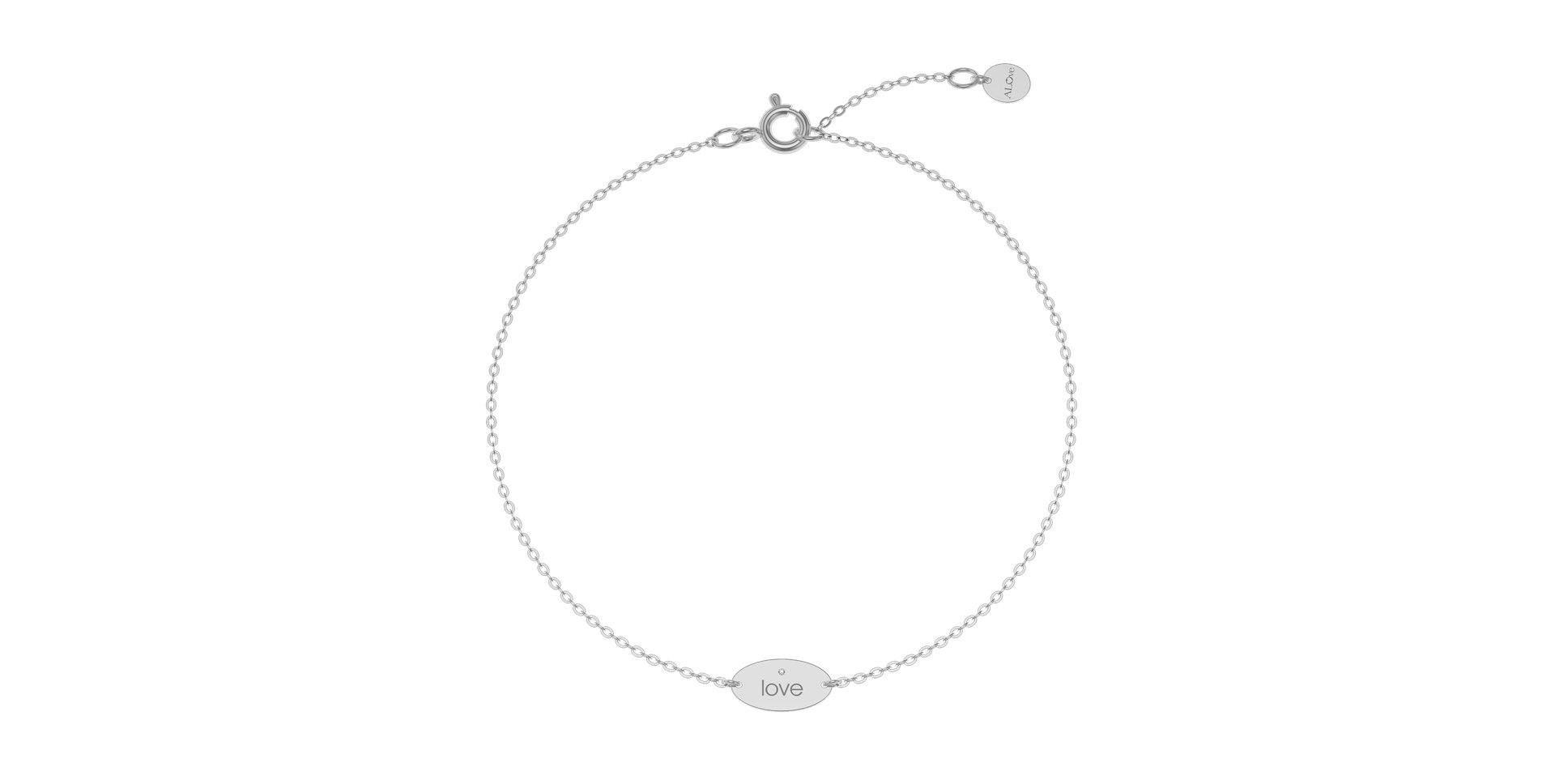 Diamond bracelet Love Amour Icon