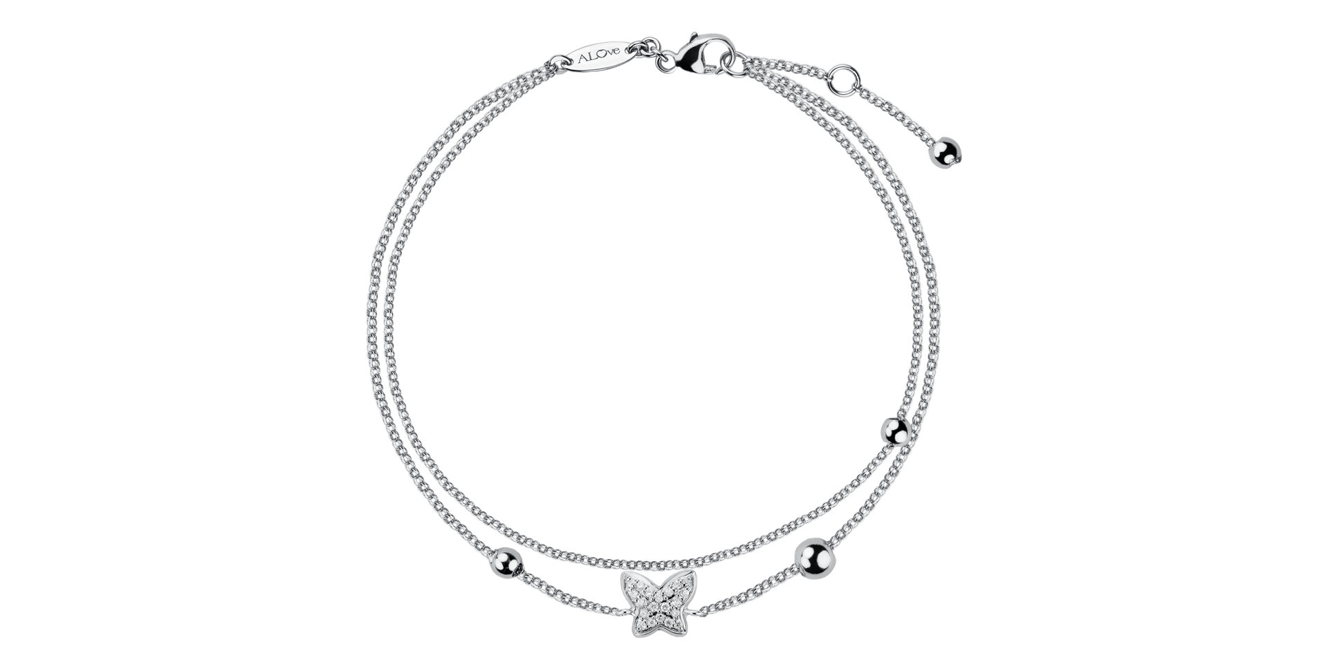 Diamond bracelet Amazing Butterfly